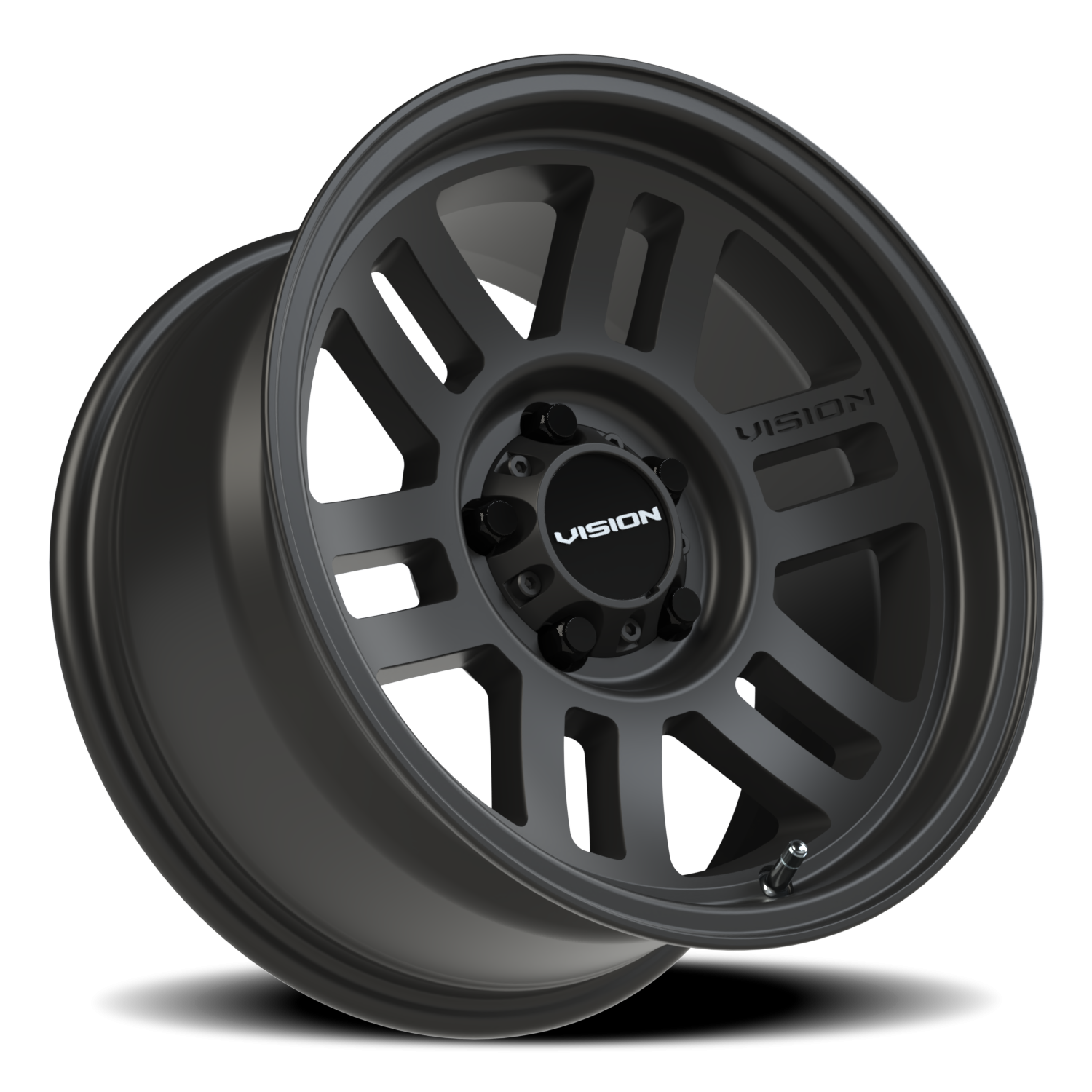 Vision Off-Road Manx 2 Overland SB 16X8 +0 Satin Black