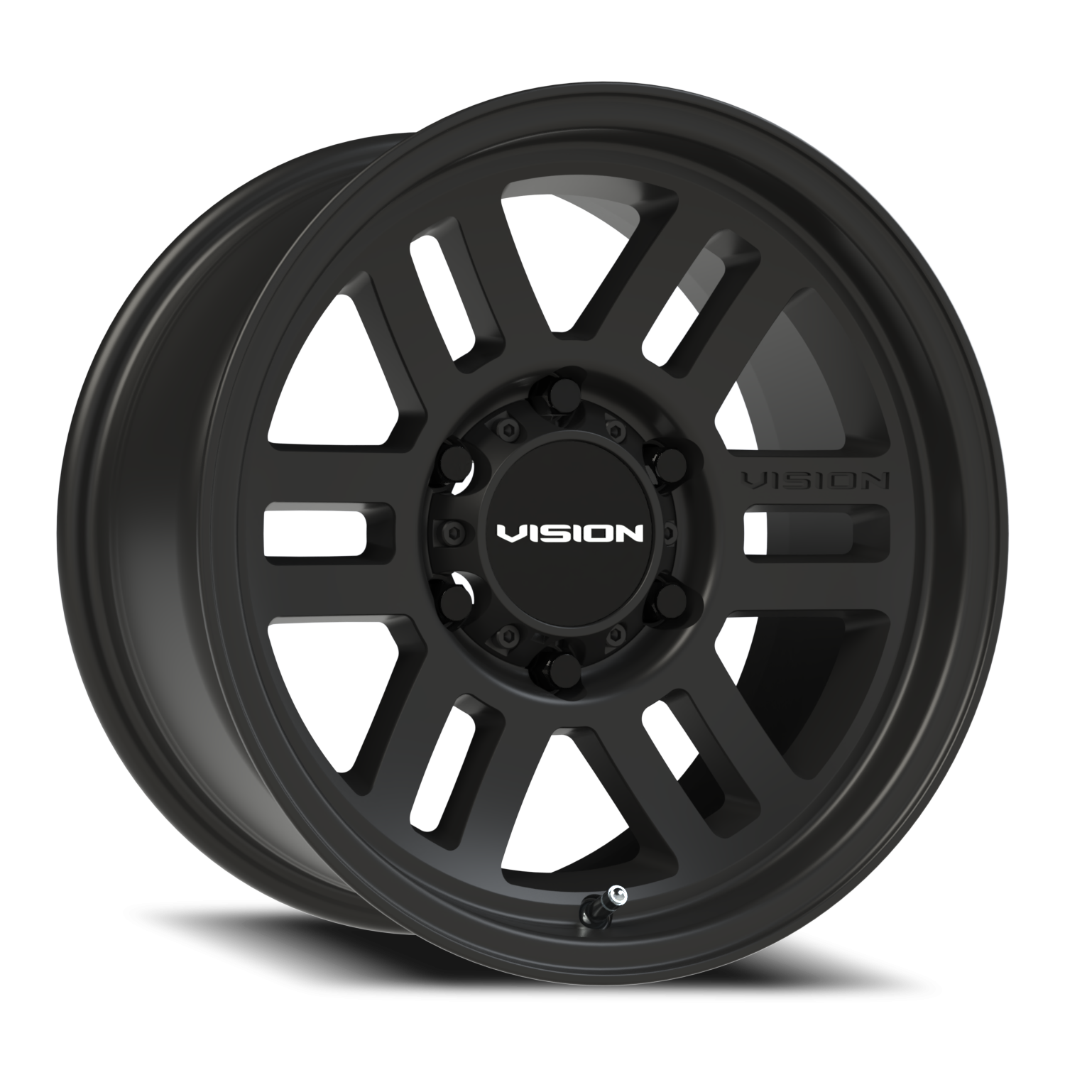 Vision Off-Road Manx 2 Overland SB 16X8 +0 Satin Black
