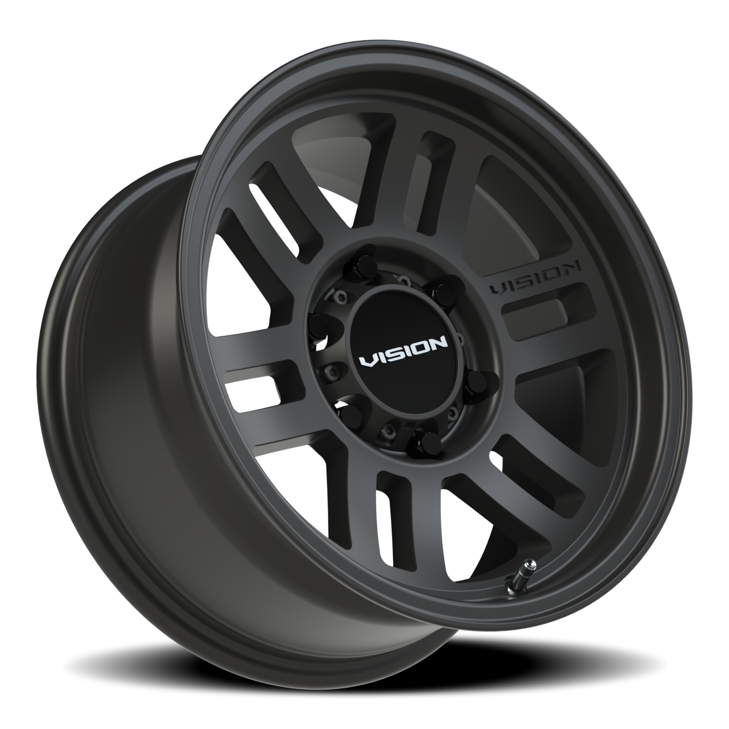 Vision Off-Road Manx 2 Overland SB 16X8 +0 Satin Black
