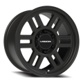 Vision Off-Road Manx 2 Overland SB 17X9 +18 Satin Black