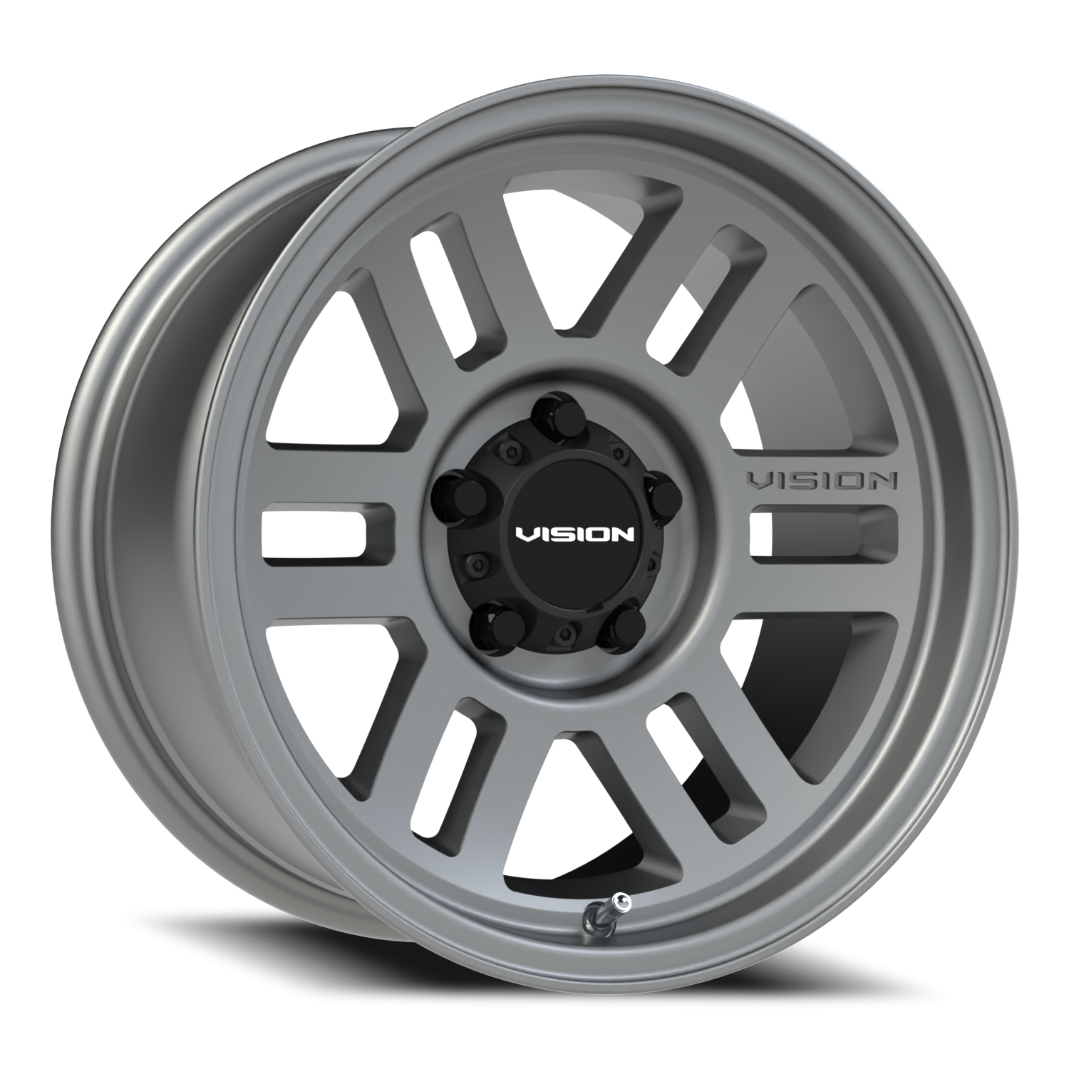 Vision Off-Road Manx 2 Overland SB 16X8 +0 Satin Grey