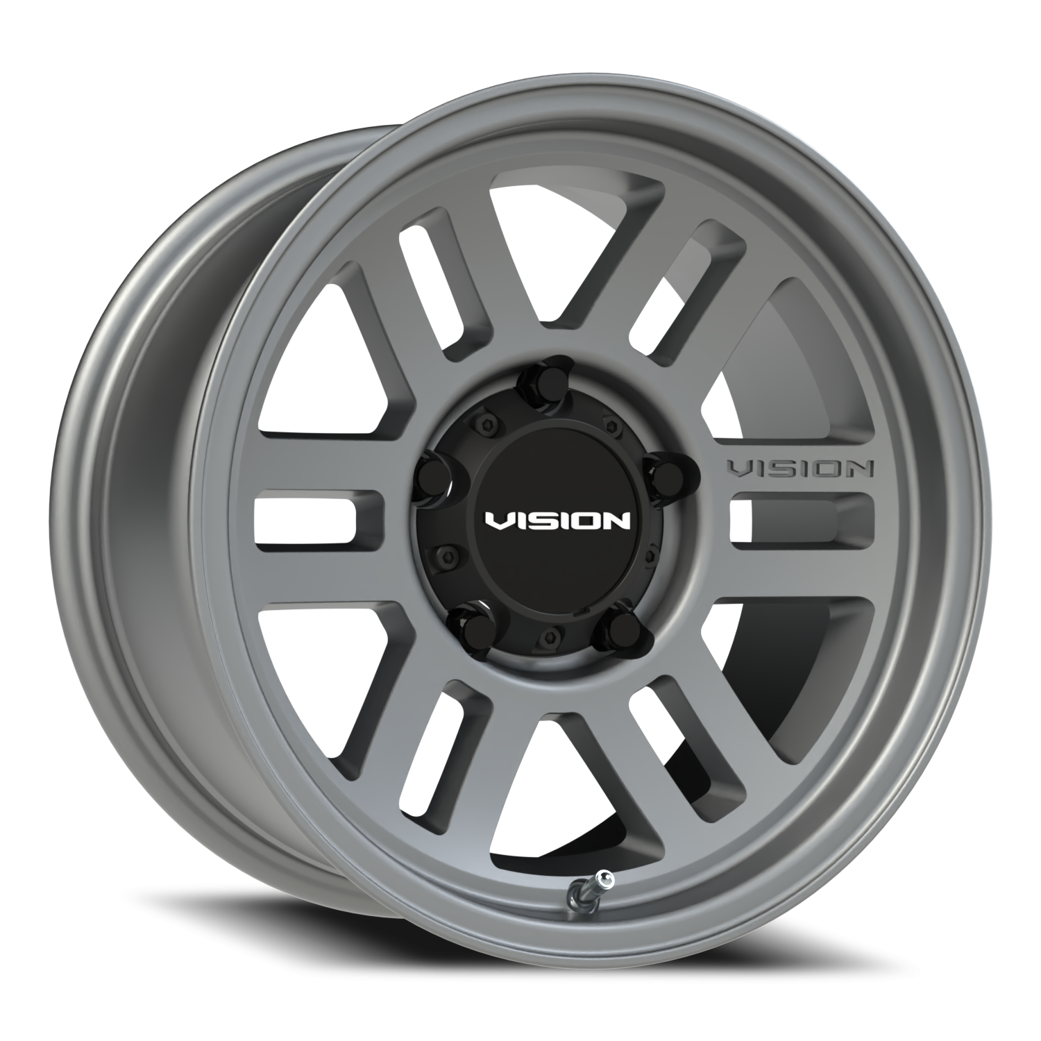 Vision Off-Road Manx 2 Overland SB 16X8 +0 Satin Grey