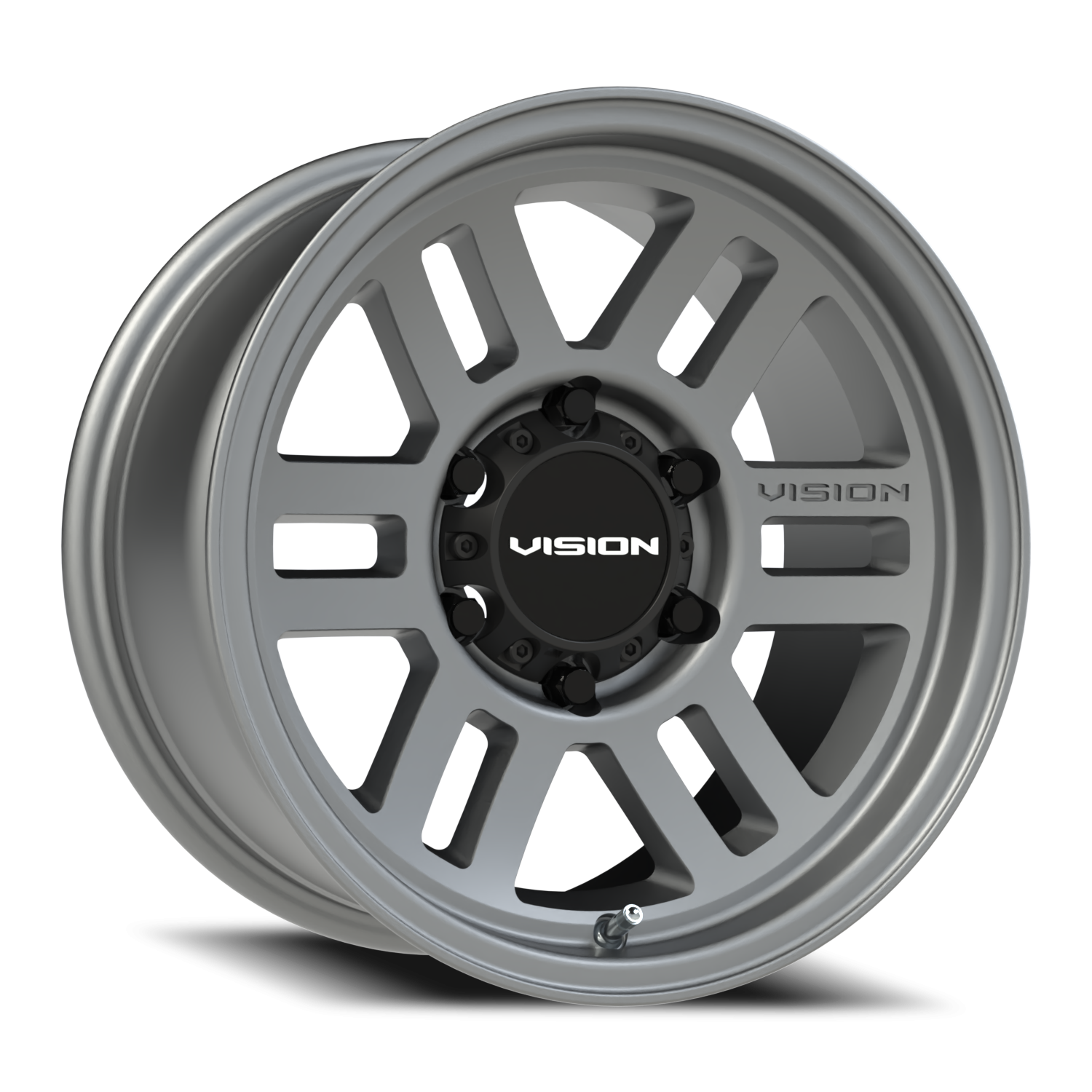 Vision Off-Road Manx 2 Overland SB 16X8 +0 Satin Grey