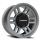Vision Off-Road Manx 2 Overland SB 17X9 +12 Satin Grey