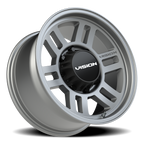 Vision Off-Road Manx 2 Overland SB 17X9 +12 Satin Grey