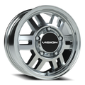 Vision Off-Road Manx 2 Overland SB 16X6.5 +45 Chrome