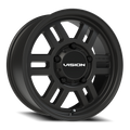Vision Off-Road Manx 2 Overland SB 17X7.5 +45 Satin Black