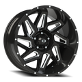 Vision Off-Road Spyder UTV GM 20X10 -25 Gloss Black Milled Spoke
