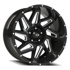 Vision Off-Road Spyder UTV GM 20X10 -25 Gloss Black Milled Spoke