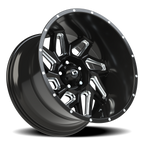 Vision Off-Road Spyder UTV GM 20X12 -51 Gloss Black Milled Spoke