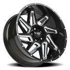 Vision Off-Road Spyder UTV GM 22X10 -19 Gloss Black Milled Spoke