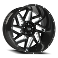 Vision Off-Road Spyder UTV GM 22X12 -51 Gloss Black Milled Spoke