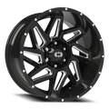 Vision Off-Road Spyder UTV GM 20X10 -25 Gloss Black Milled Spoke