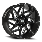Vision Off-Road Spyder UTV GM 20X10 -25 Gloss Black Milled Spoke