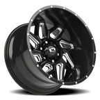 Vision Off-Road Spyder UTV GM 20X12 -57 Gloss Black Milled Spoke