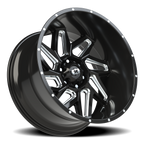 Vision Off-Road Spyder UTV GM 22X12 -57 Gloss Black Milled Spoke