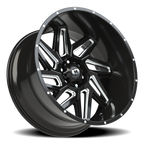 Vision Off-Road Spyder UTV GM 24X12 -57 Gloss Black Milled Spoke