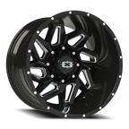 Vision Off-Road Spyder UTV GM 20X12 -51 Gloss Black Milled Spoke