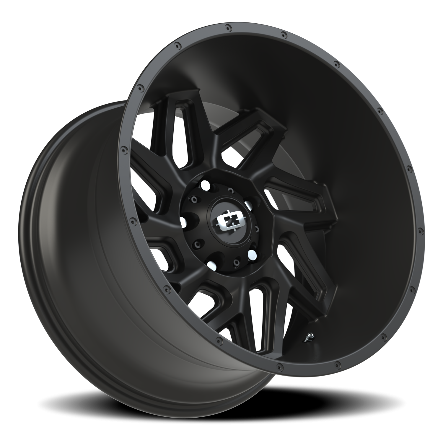 Vision Off-Road Spyder UTV GM 20X12 -51 Satin Black