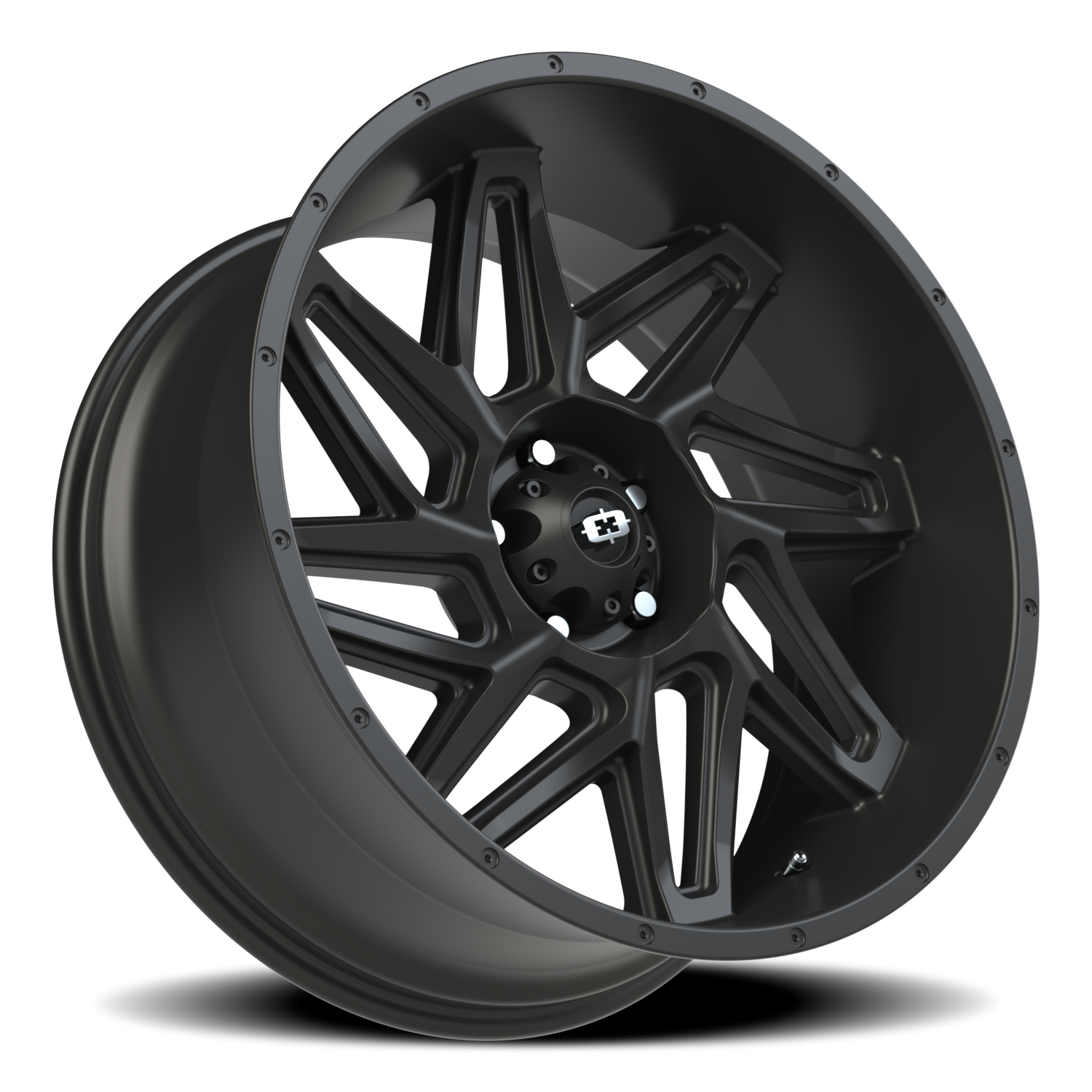 Vision Off-Road Spyder UTV GM 22X10 -19 Satin Black