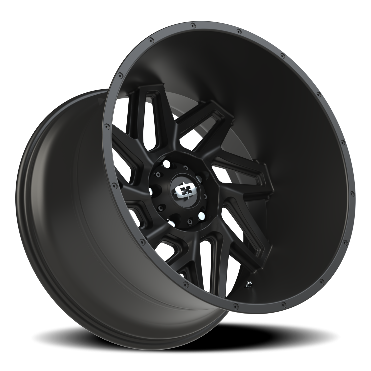 Vision Off-Road Spyder UTV GM 22X14 -76 Satin Black