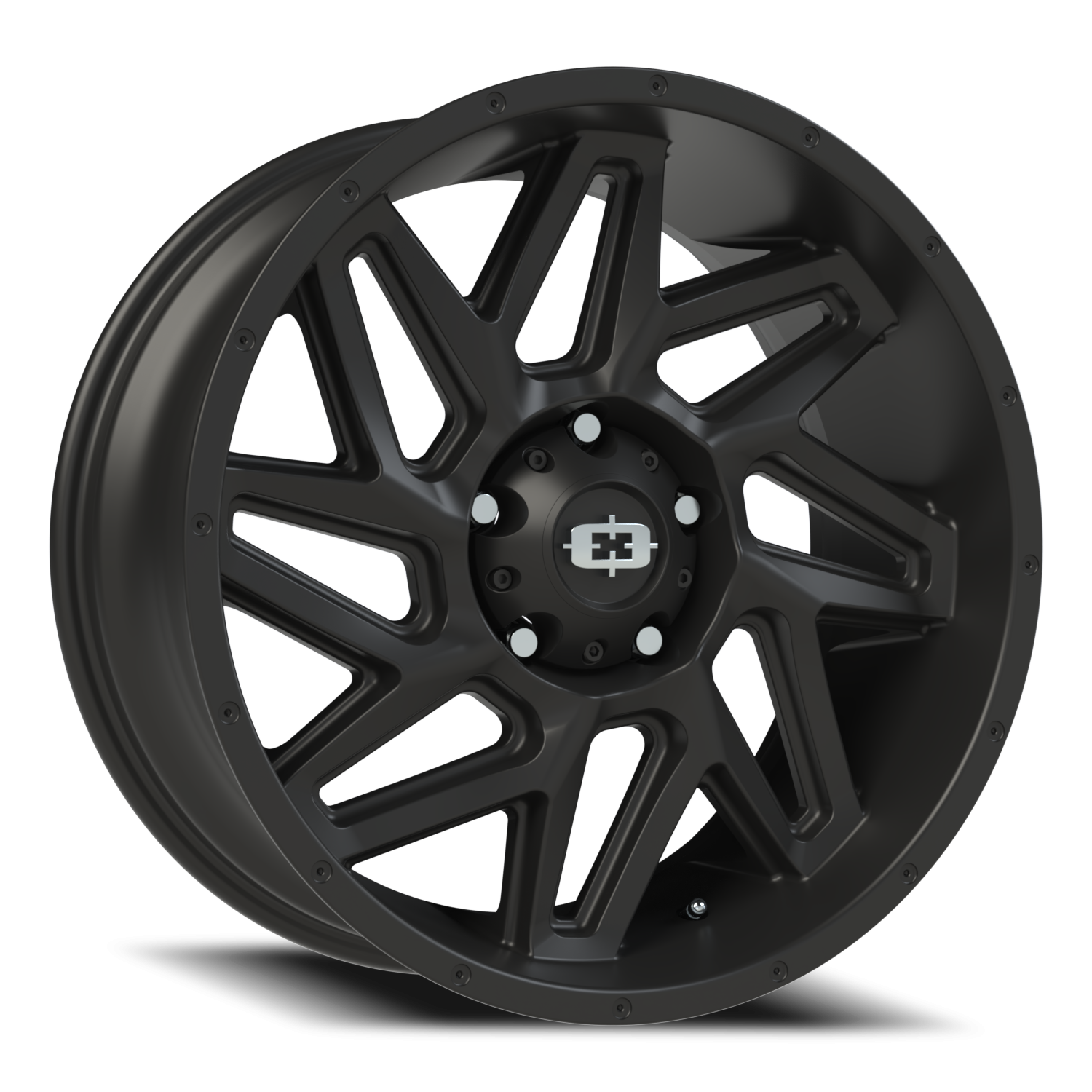Vision Off-Road Spyder UTV GM 20X9 +12 Satin Black