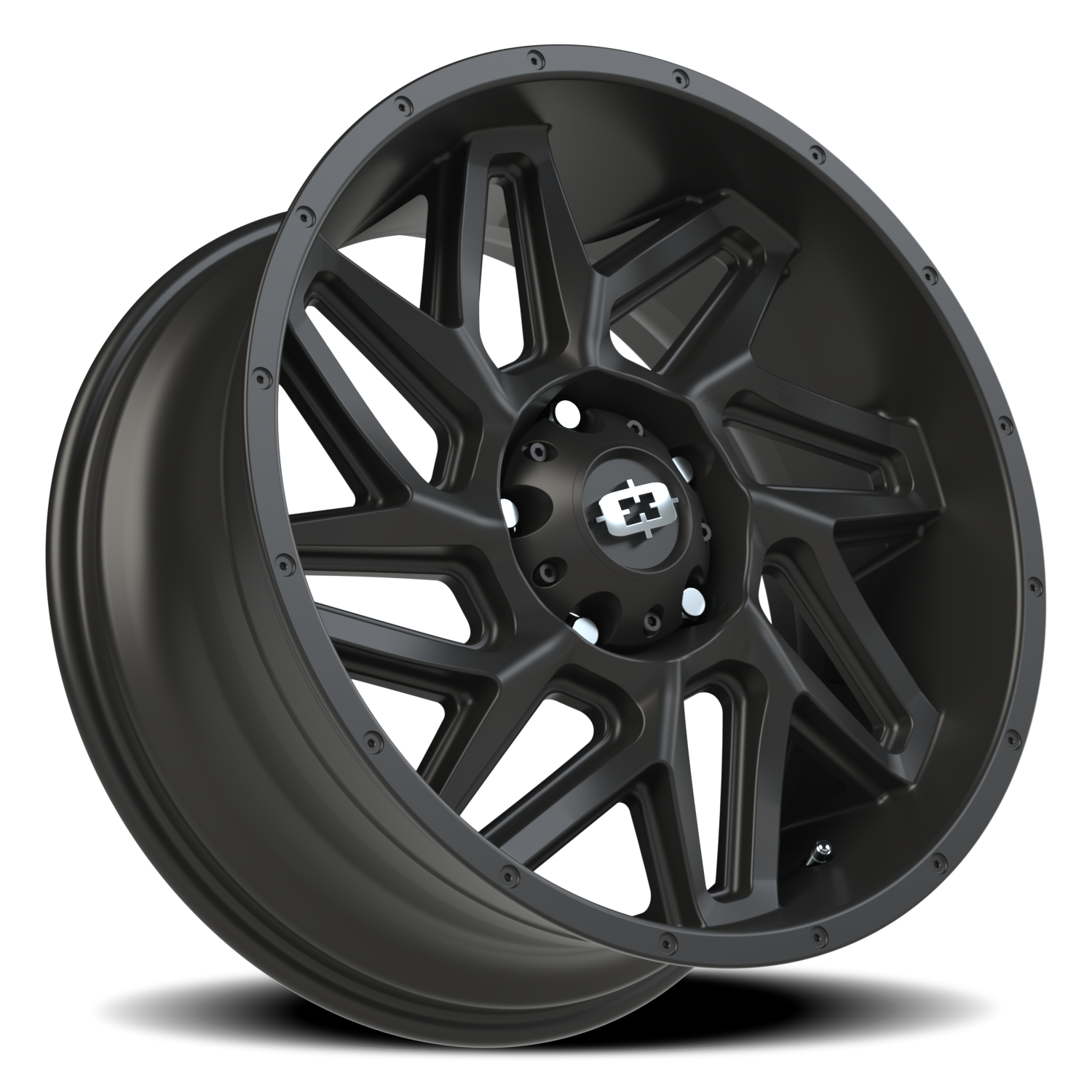 Vision Off-Road Spyder UTV GM 20X9 +12 Satin Black