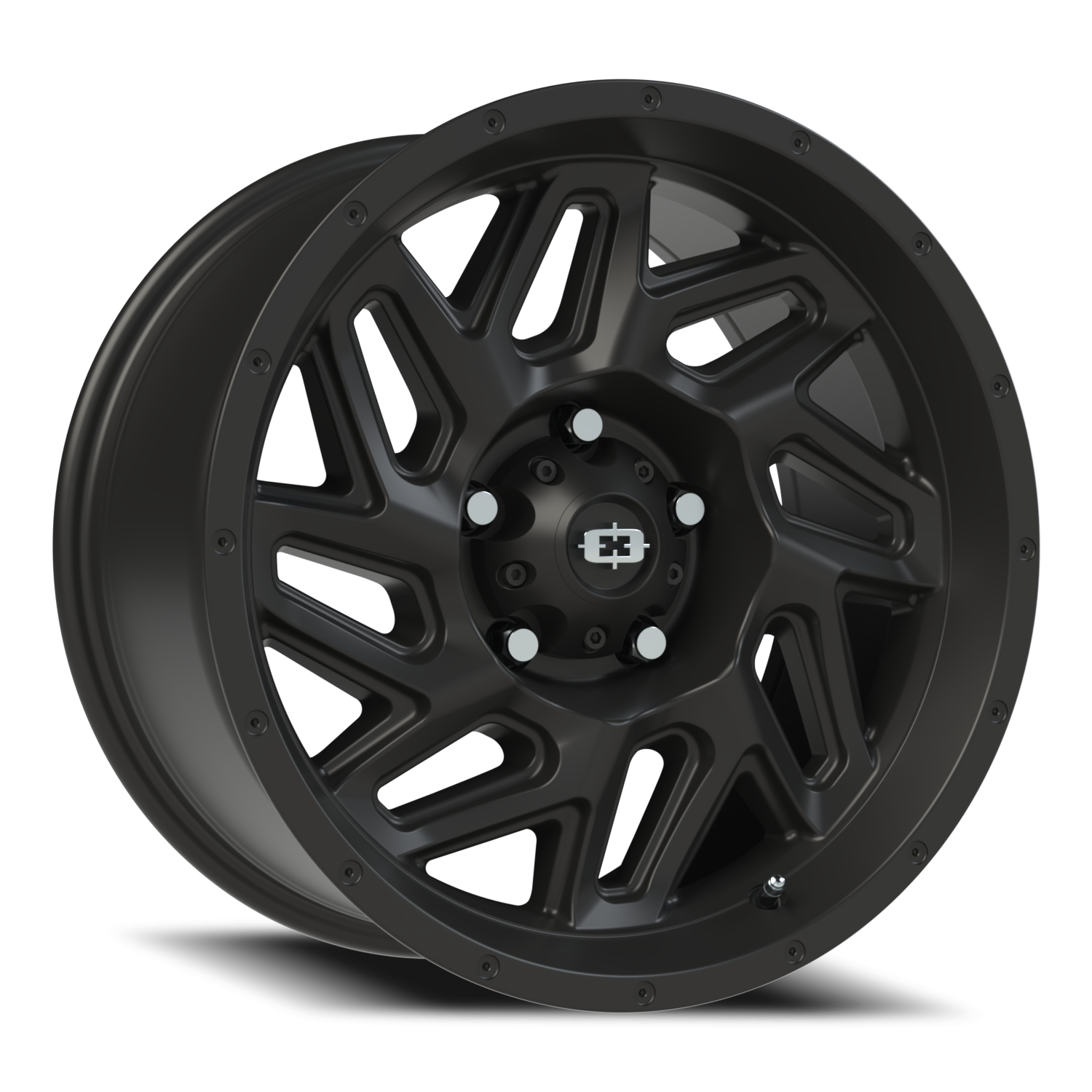 Vision Off-Road Spyder UTV GM 17X9 +12 Satin Black