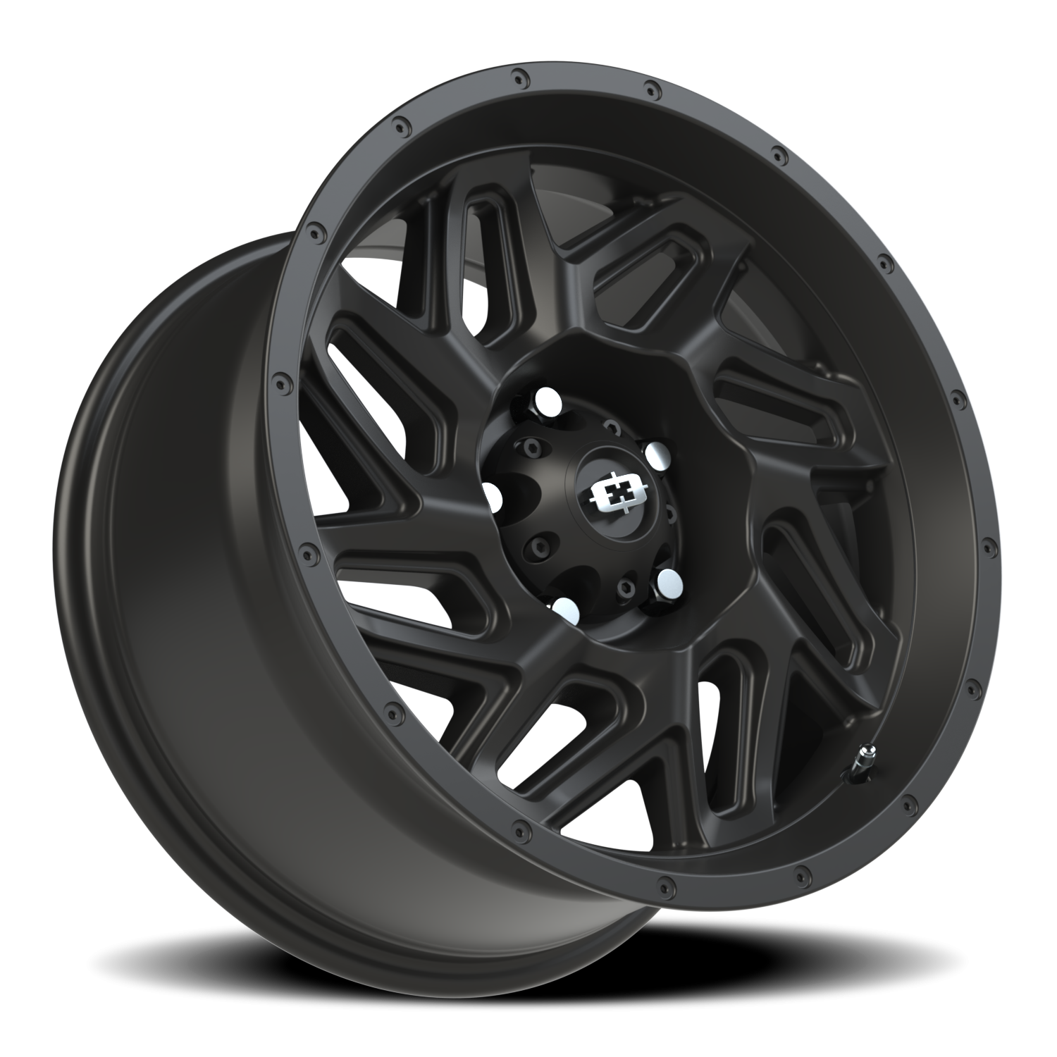 Vision Off-Road Spyder UTV GM 17X9 +12 Satin Black