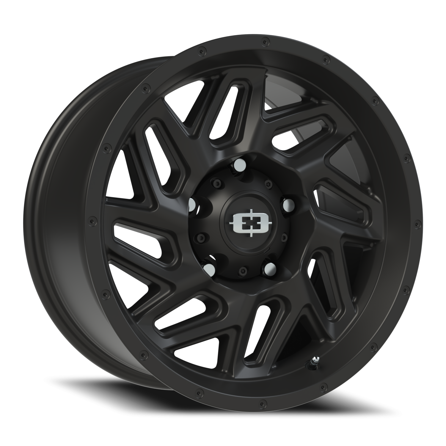 Vision Off-Road Spyder UTV GM 17X9 +12 Satin Black