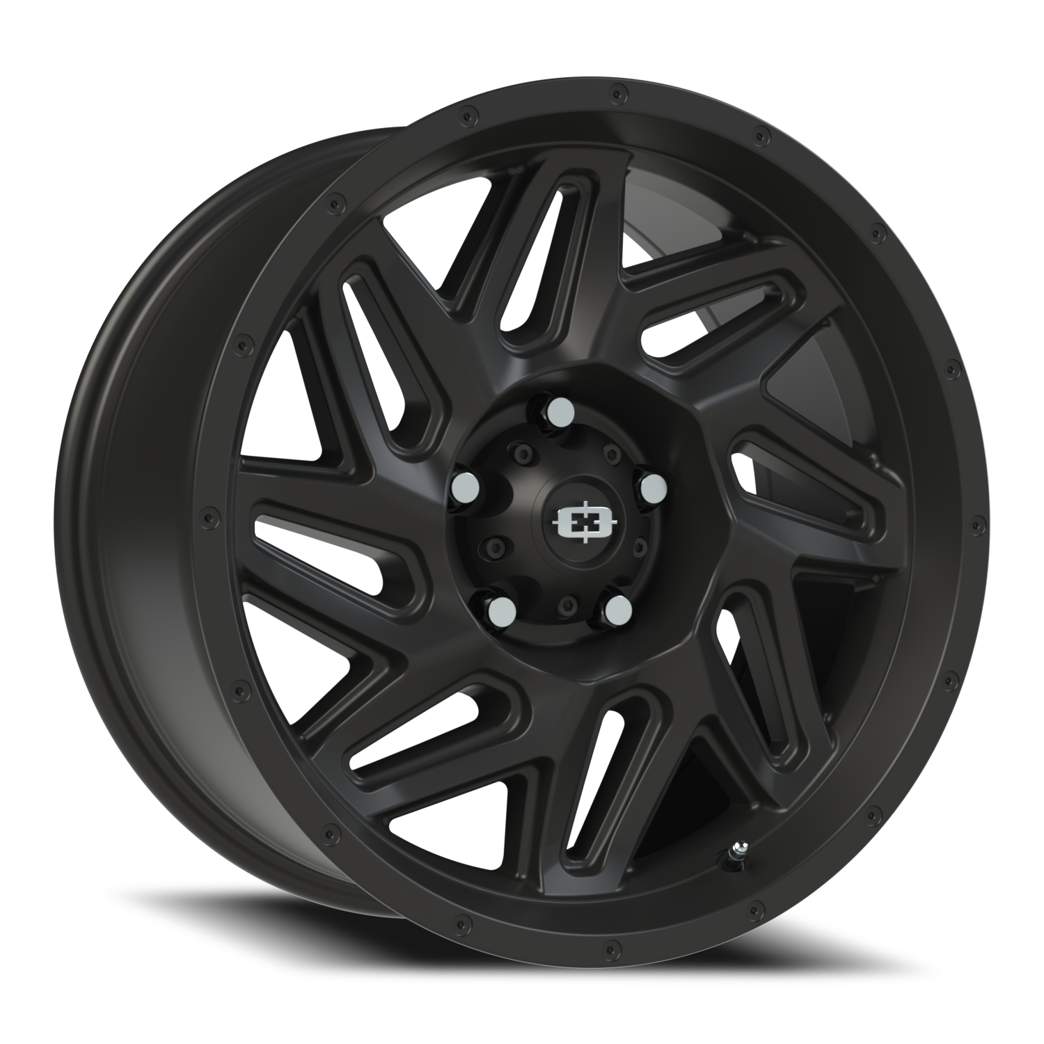 Vision Off-Road Spyder UTV GM 18X9 +12 Satin Black