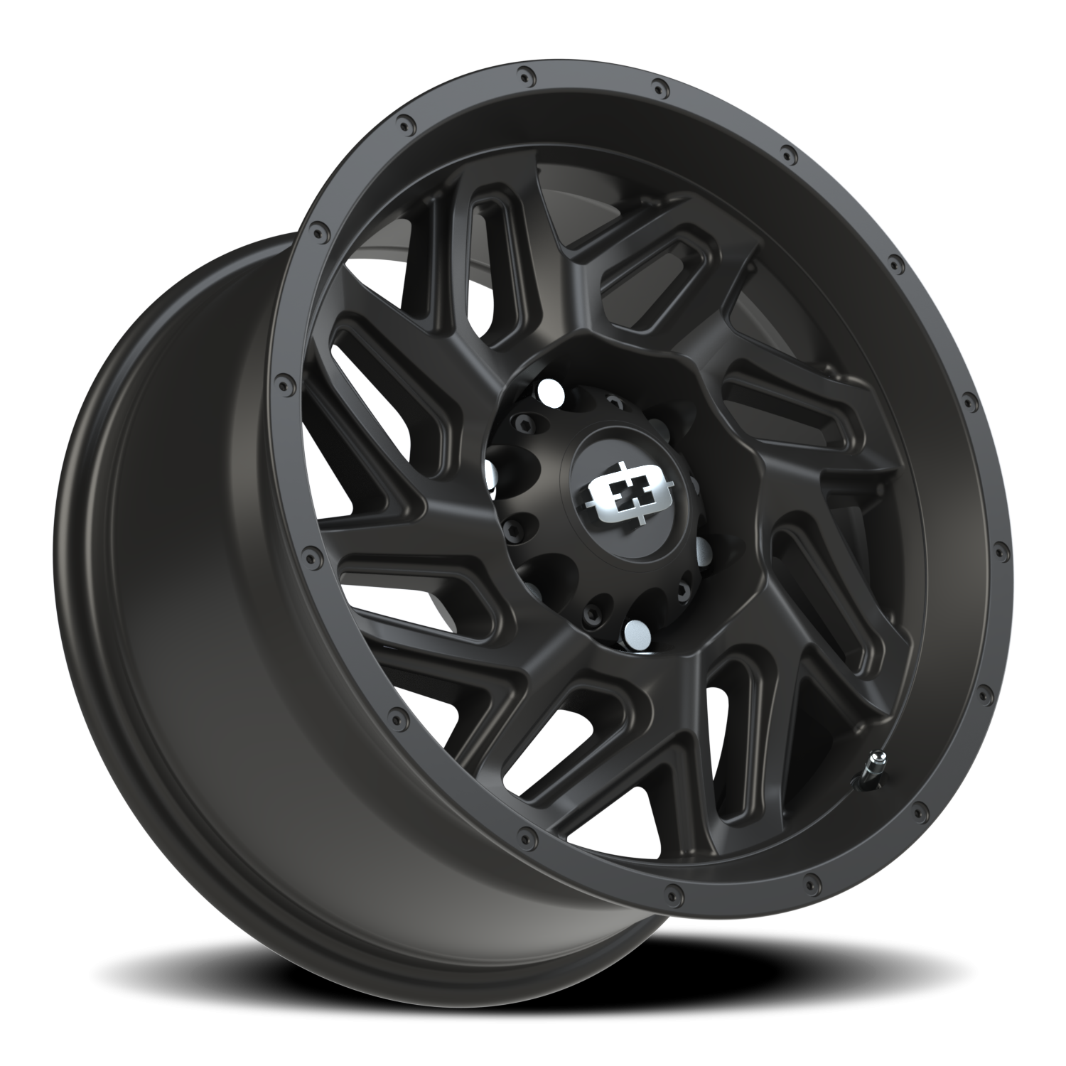 Vision Off-Road Spyder UTV GM 17X9 +12 Satin Black