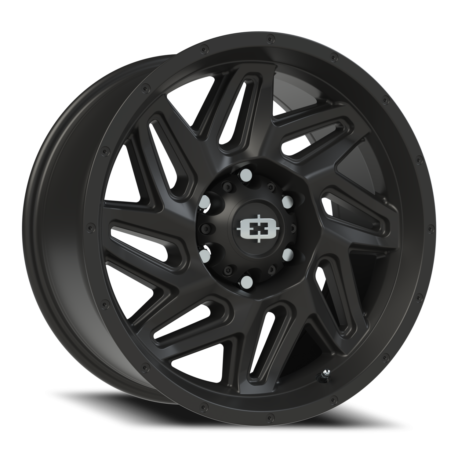 Vision Off-Road Spyder UTV GM 18X9 +12 Satin Black