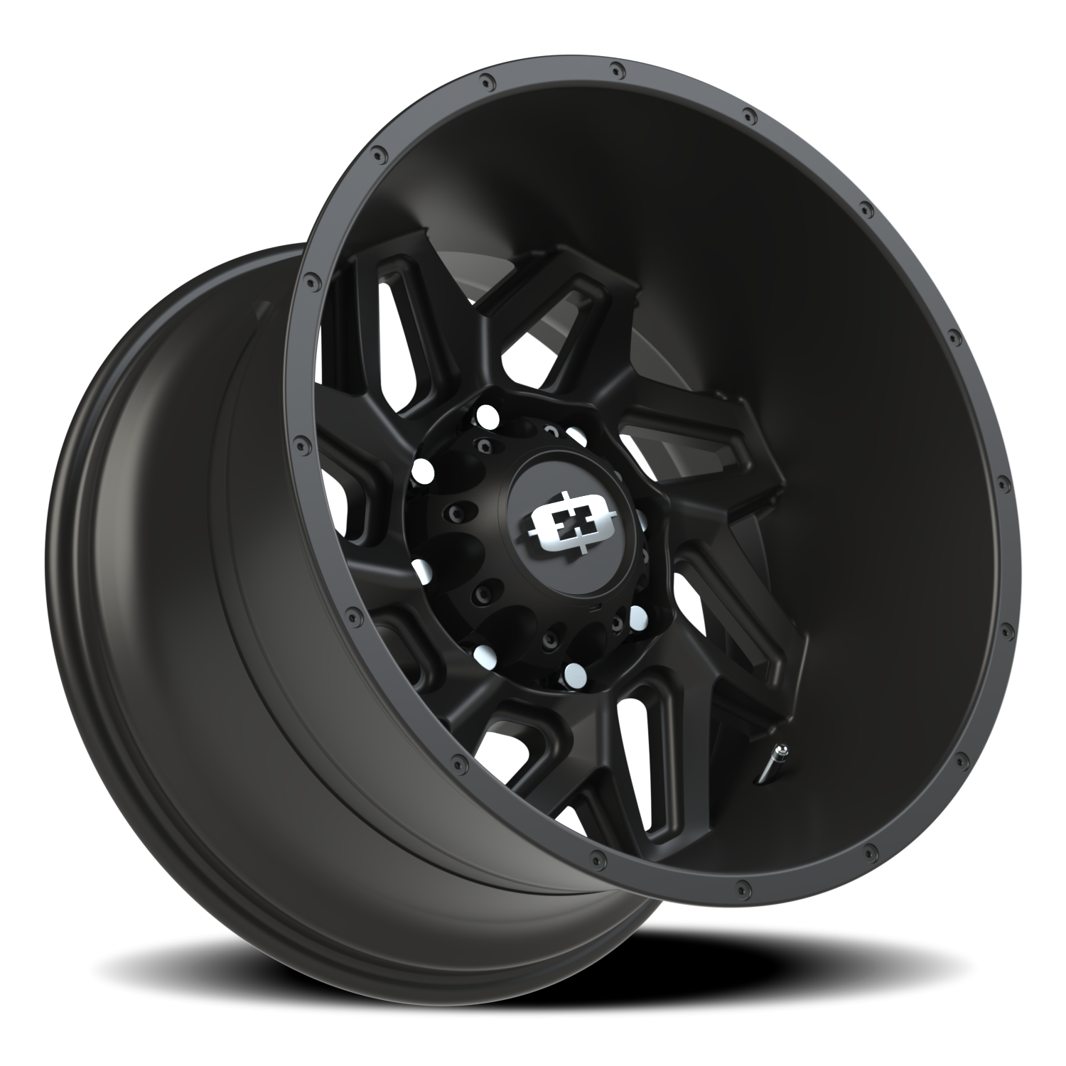 Vision Off-Road Spyder UTV GM 20X12 -51 Satin Black