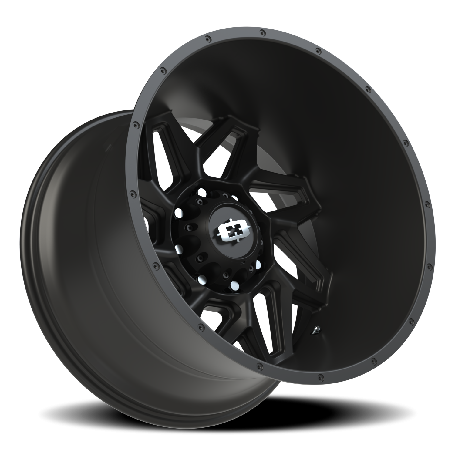 Vision Off-Road Spyder UTV GM 22X14 -76 Satin Black