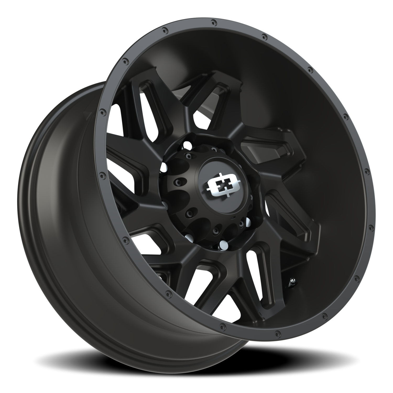 Vision Off-Road Spyder UTV GM 20X9 +12 Satin Black