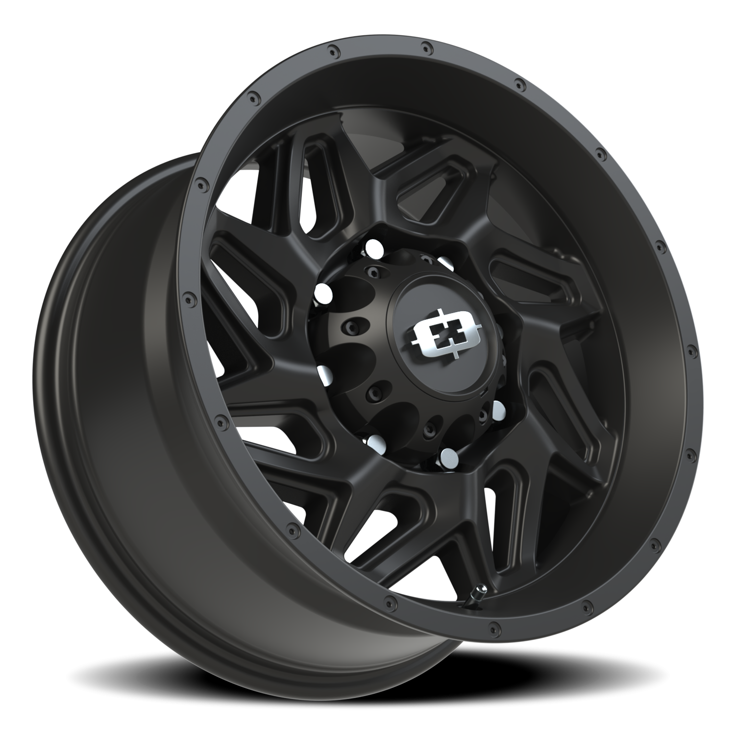 Vision Off-Road Spyder UTV GM 18X9 +12 Satin Black