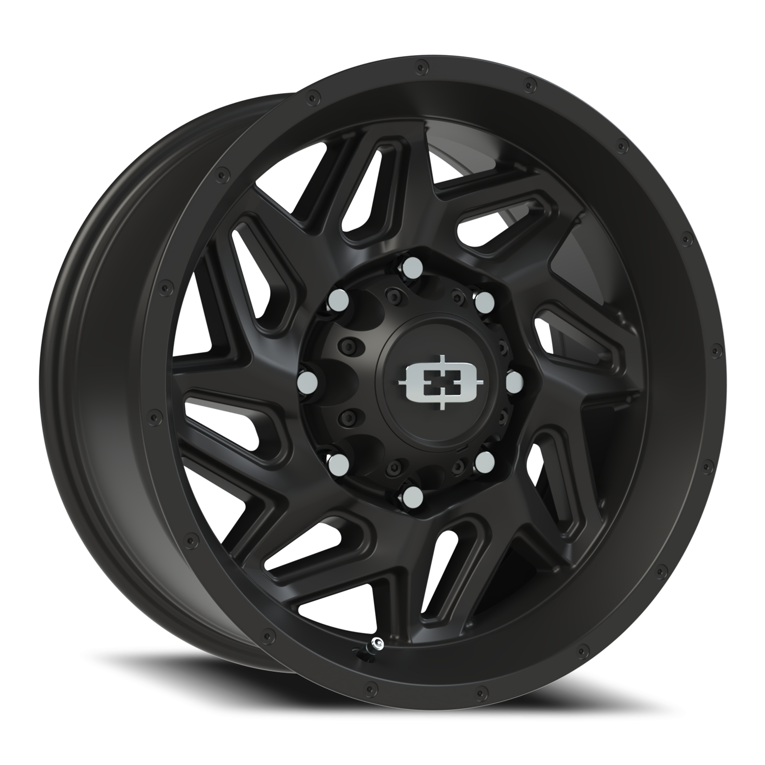 Vision Off-Road Spyder UTV GM 18X9 +12 Satin Black