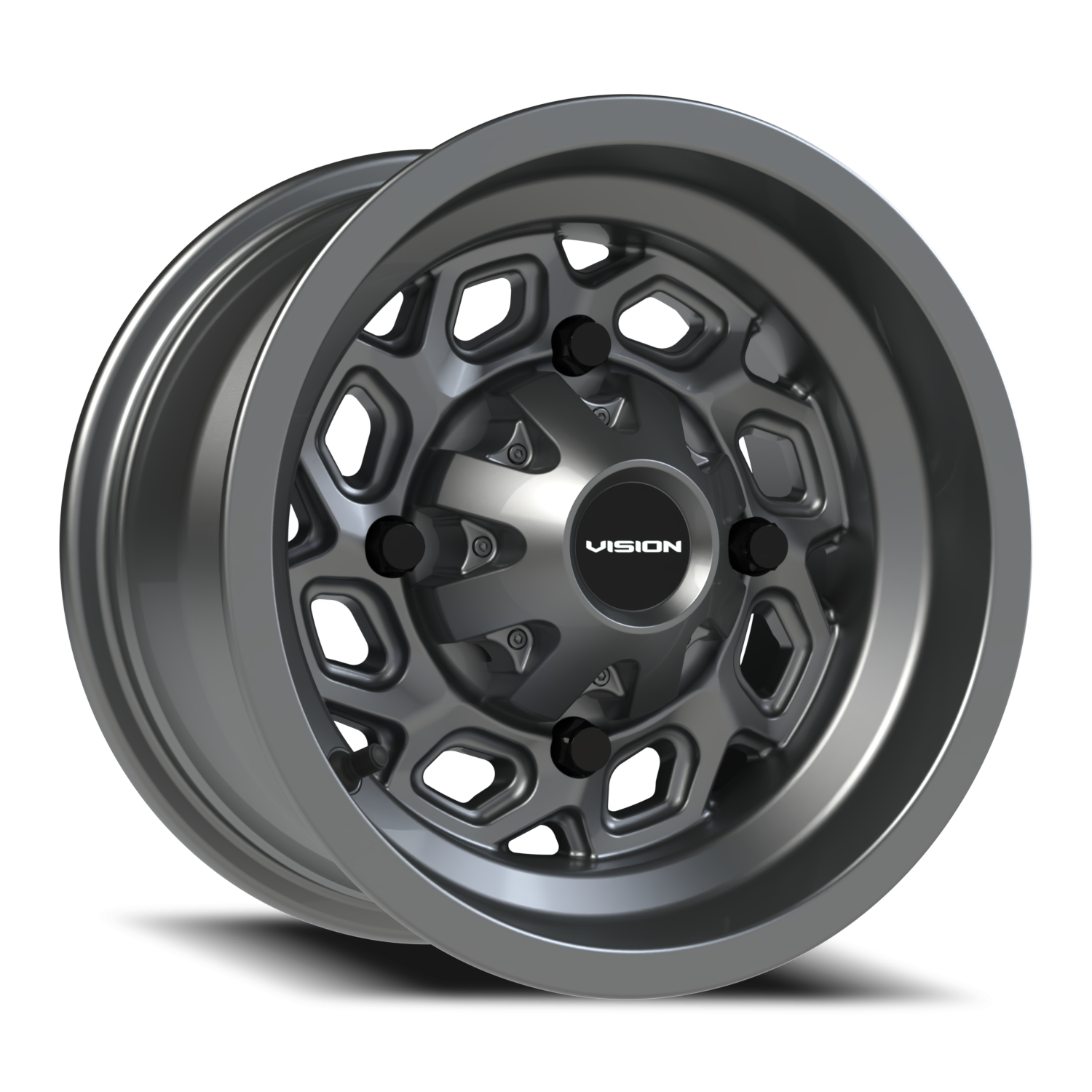 Vision ATV Spyder UTV GM 12X7 +2.5 Gunmetal