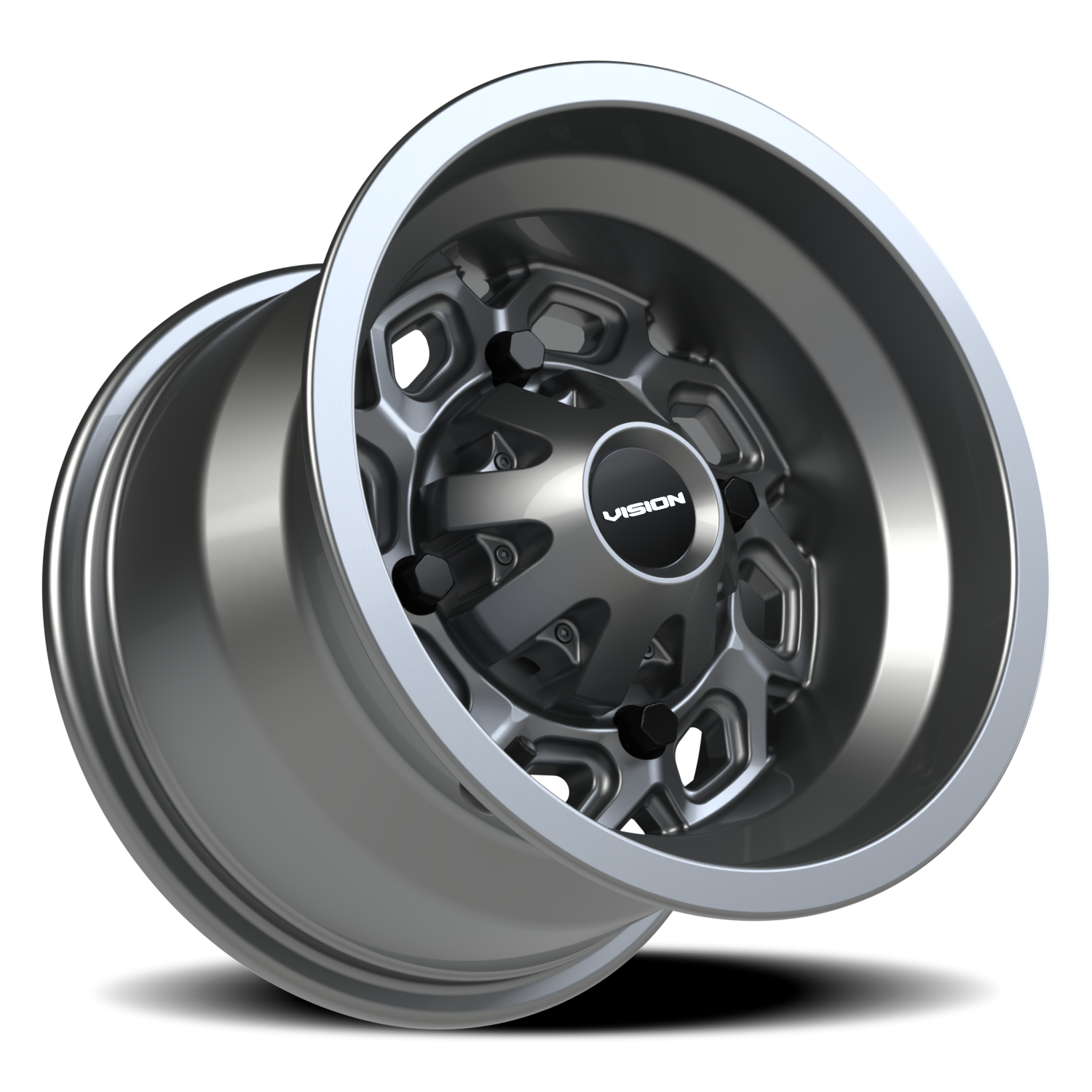 Vision ATV Spyder UTV GM 12X8 -10.2 Gunmetal