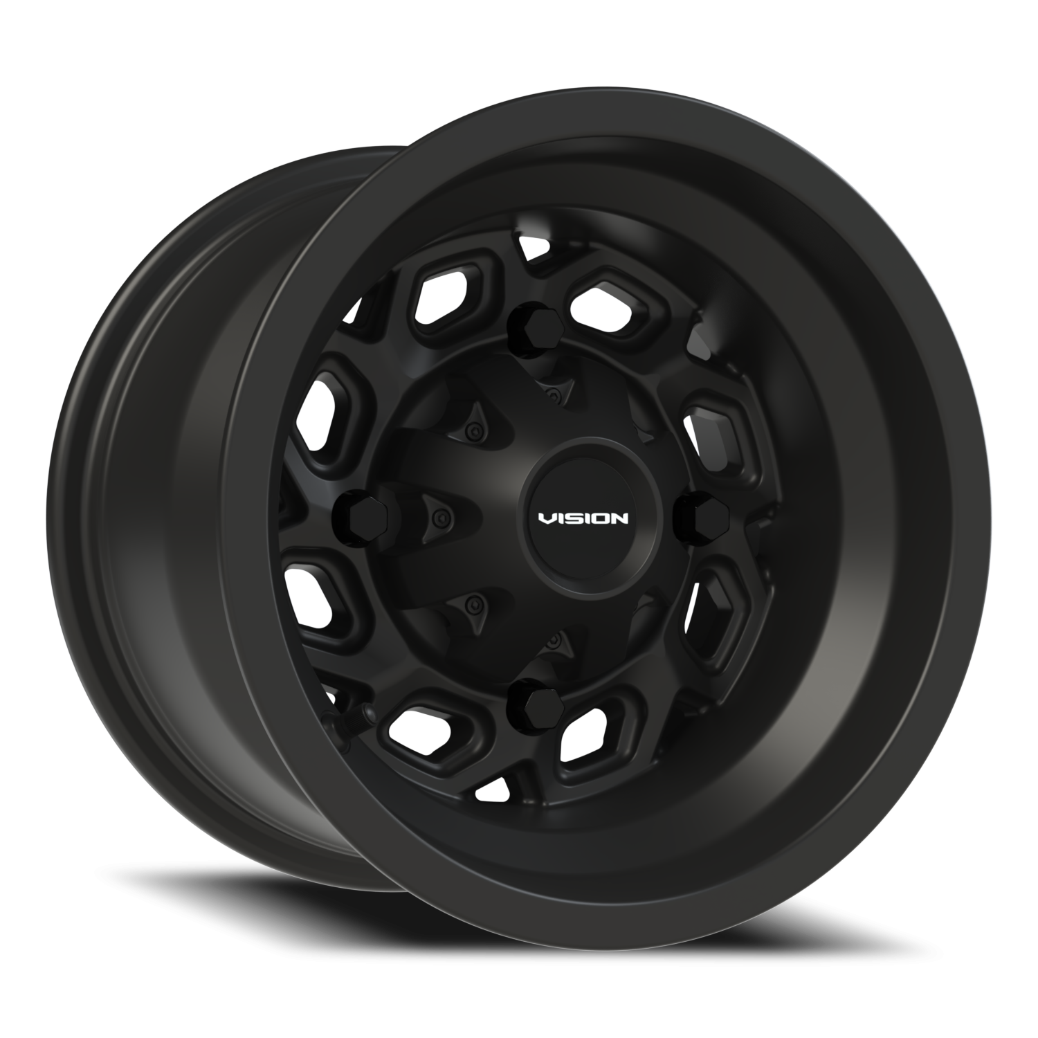 Vision ATV Spyder UTV GM 12X8 -10.2 Matte Black