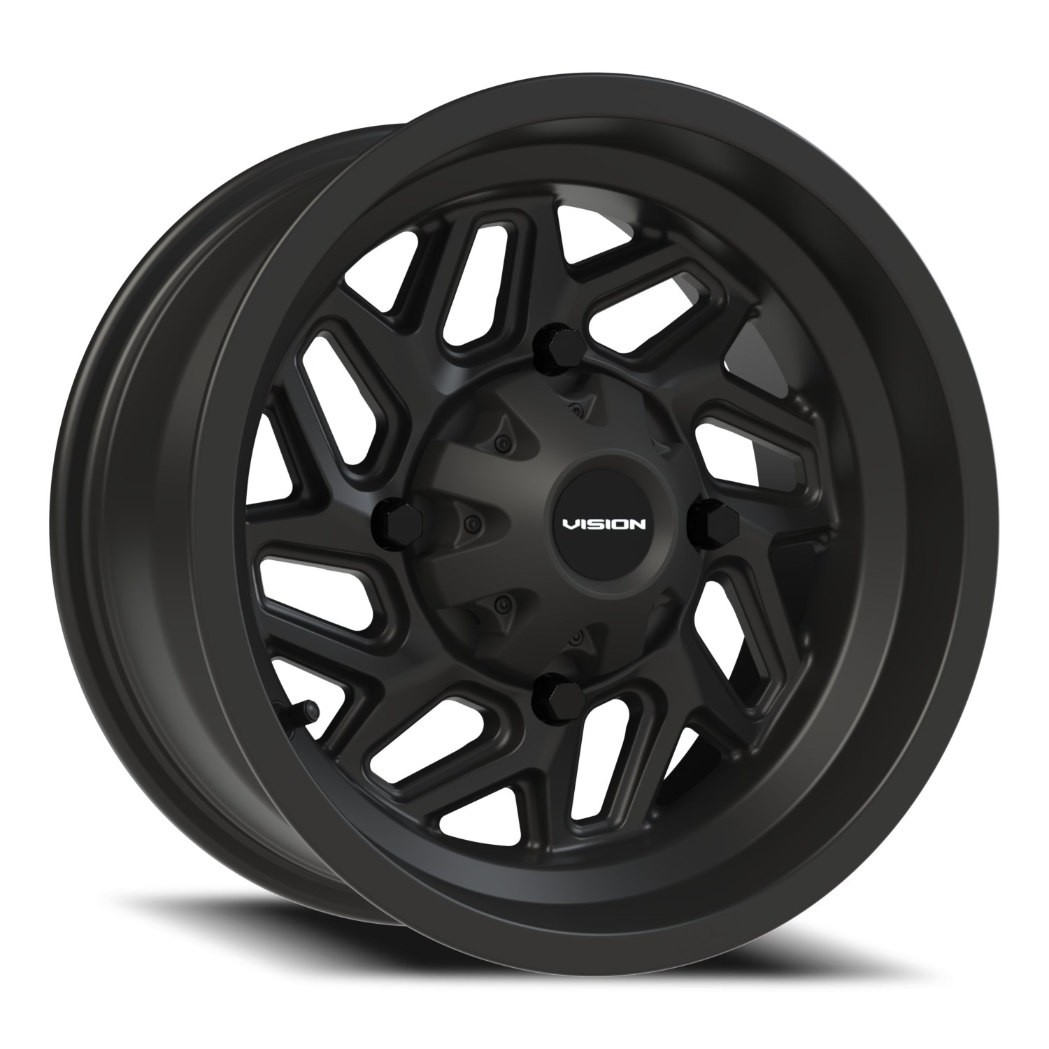 Vision ATV Spyder UTV GM 14X7 +2.5 Matte Black