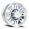 Vision Off-Road Warrior 6 16X8 -6 Winter Paint-Silver( Salt Resistant)