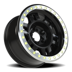 Vision Beadlock Manx Beadlock GBML 17X8.5 -15 Gloss Black