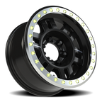Vision Beadlock Manx Beadlock GBML 17X8.5 -15 Gloss Black