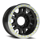 Vision Beadlock Manx Beadlock GBML 17X8.5 -15 Gloss Black