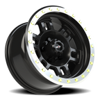 Vision Off-Road Manx M 15X8 -19 Gloss Black Machined Lip