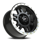 Vision Off-Road Manx M 18X9 +18 Gloss Black Machined Lip