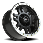 Vision Off-Road Manx M 18X9 +18 Gloss Black Machined Lip