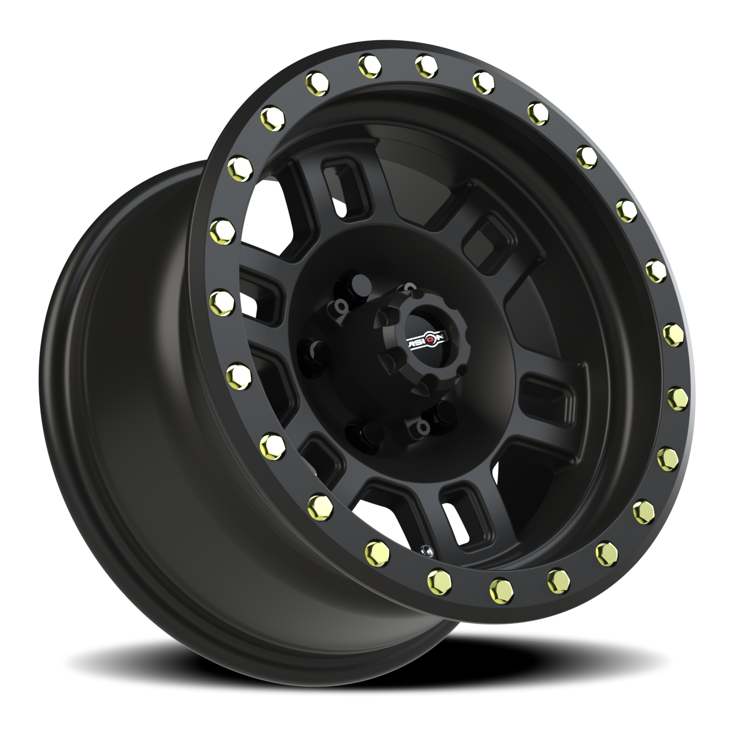 Vision Off-Road Manx M 15X8 -19 Matte Black